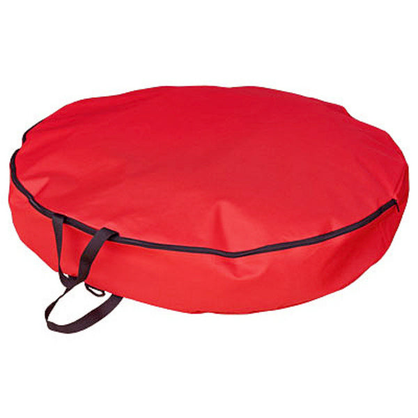 Simple Living 182105-S Artificial Wreath Storage Bag with Handles, Red, 30"