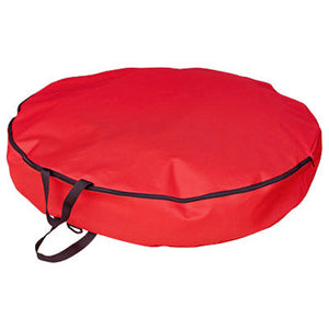Simple Living 182105-S Artificial Wreath Storage Bag with Handles, Red, 30"