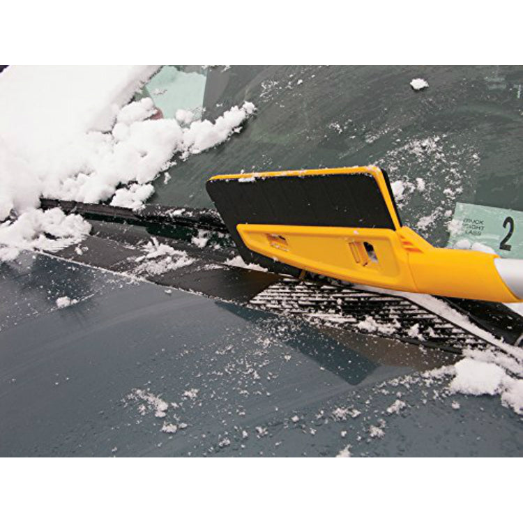 True Temper ABTT3612 Scratch-Free Snow Brush with End Scraper, 36"