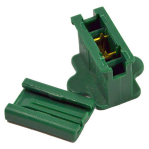 Holiday Bright ZPLG-I Inline Slide Plug for SPT1 & 18 AWG Cord, Green, 25-Pack