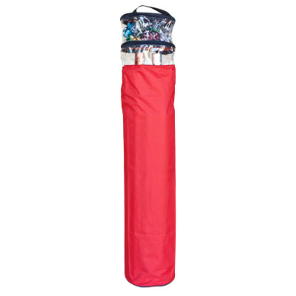Simple Living 182041-S Gift Wrap Storage Bag with Handle, Red