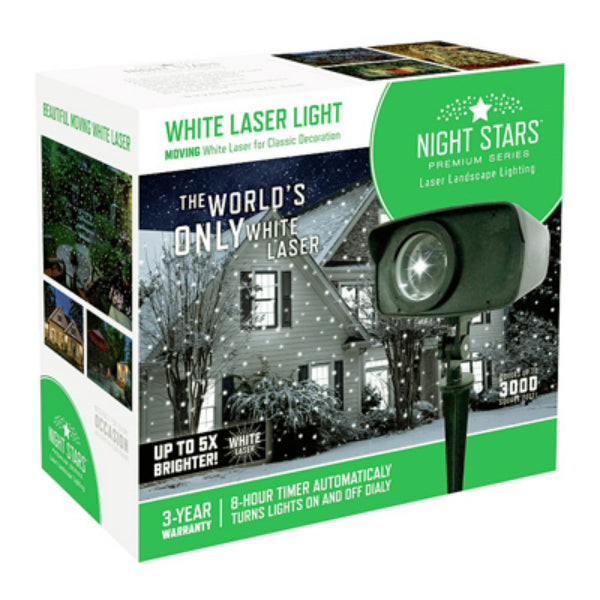 Viatek LL03-WLED-MOV Night Stars Premium Moving White Laser Light Projector