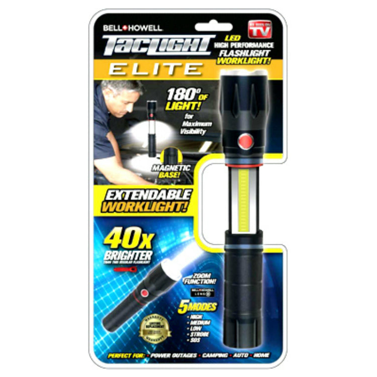 Bell-Howell 2010 Tac light Elite LED FlashLight with 5 Modes, As Seen On TV