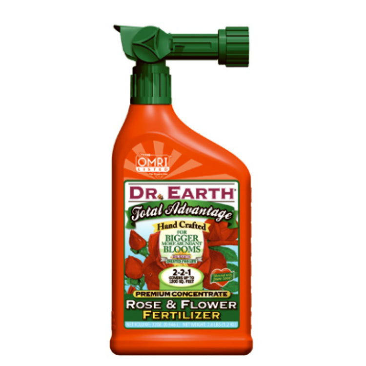 rose plant liquid fertilizer Total Advantage Rose & Flower Fertilizer, Ready-to-Spray, 32 oz