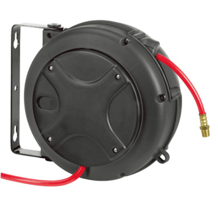 Master Mechanic 27287082 Air Hose Reel with Plastic Housing, Mini, 25'