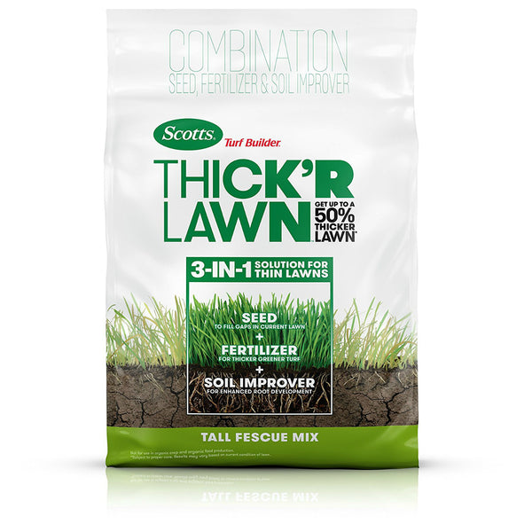 Scotts 30075 Turf Builder Thick'R Lawn Sun & Shade Fertilizer, 40 Lbs