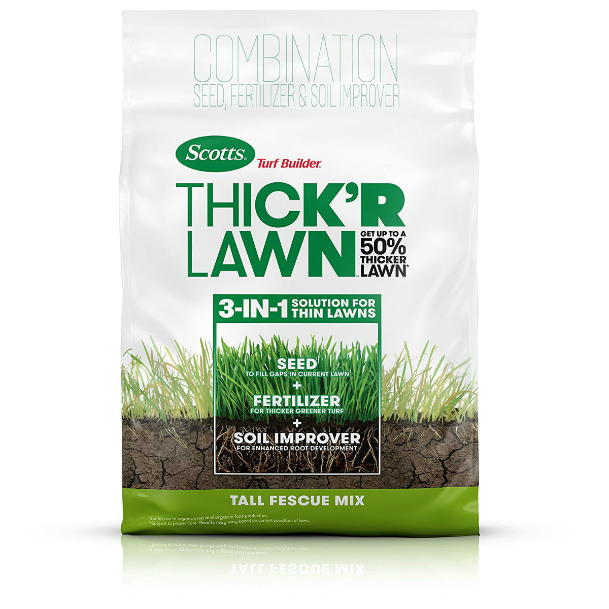 Scotts 30073 Turf Builder Thick'R Lawn Sun & Shade Fertilizer, 12 Lbs