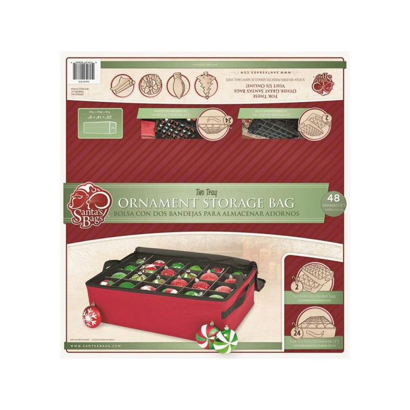 Santa's Bags SB-10188 Ornament Bag with Two Tray