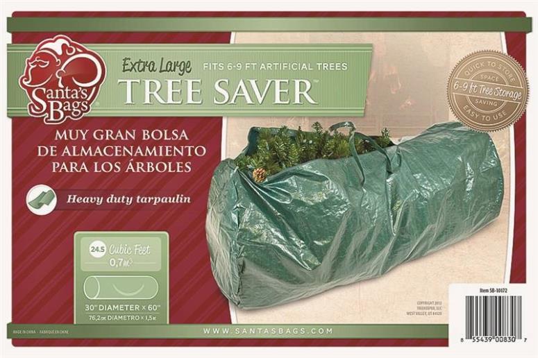 Santa's Bags SB-10172 Tarp Tree Storage Bag, Holds 6'-9', Extra Large