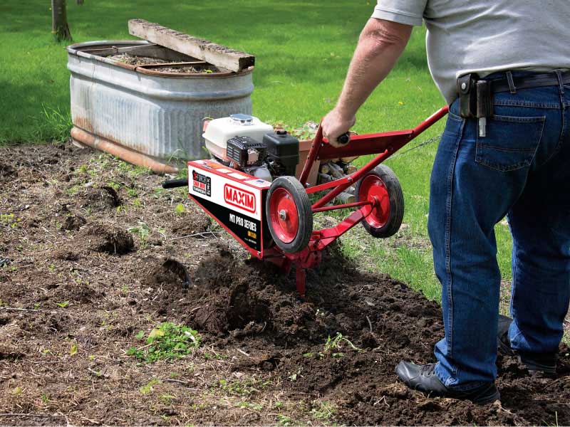 Maxim RMT55H PRO Series Tiller with Slasher Tines, 72 RPM