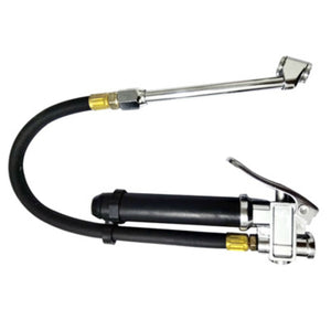 Master Mechanic 1204S237 Dual Foot Inflator & Gauge w/ 12" Hose, 10 To 120 PSI