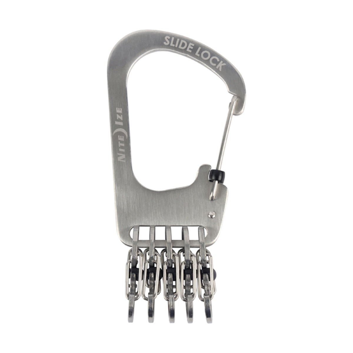 Nite Ize KCK-11-R3 SlideLock KeyRack with Center Locking-Lever, Stainless Steel