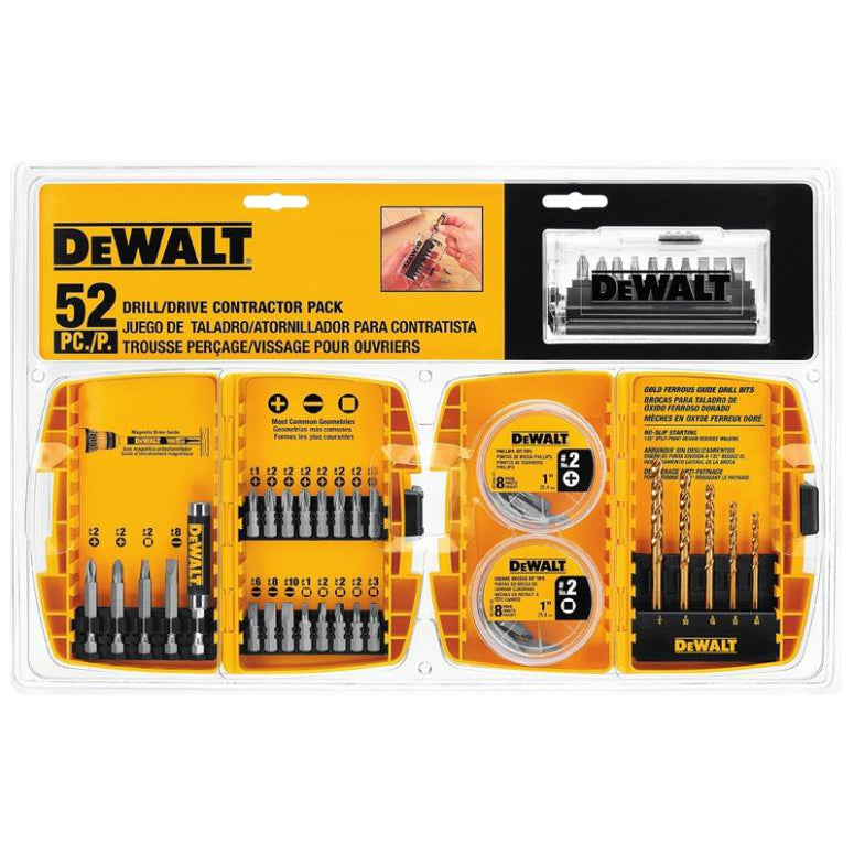 DeWalt DW2178-5 Drill / Driver Contractor Set, 52 Pieces