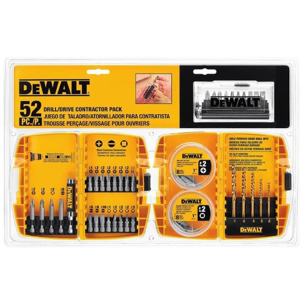 DeWalt DW2178-5 Drill / Driver Contractor Set, 52 Pieces