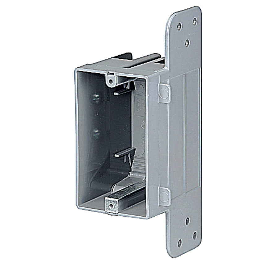NuTek WSW-UPC Non-Metallic Device Box, Gray, 1 Gang