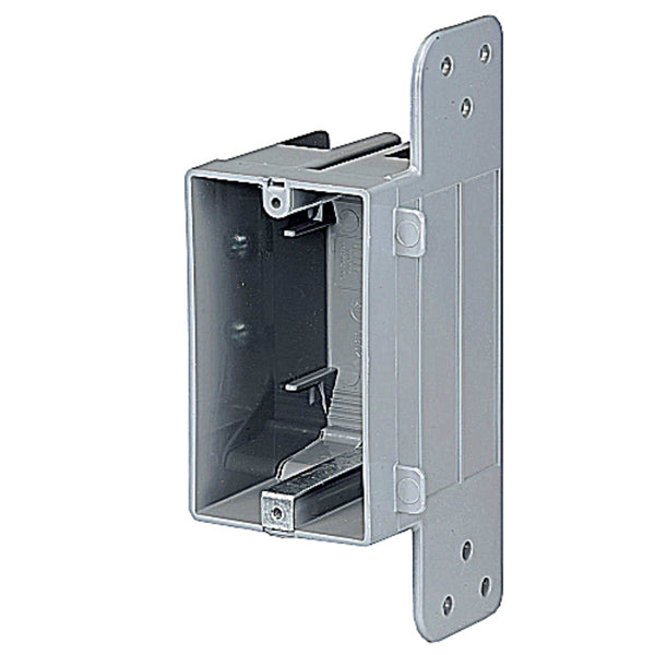 NuTek WSW-UPC Non-Metallic Device Box, Gray, 1 Gang
