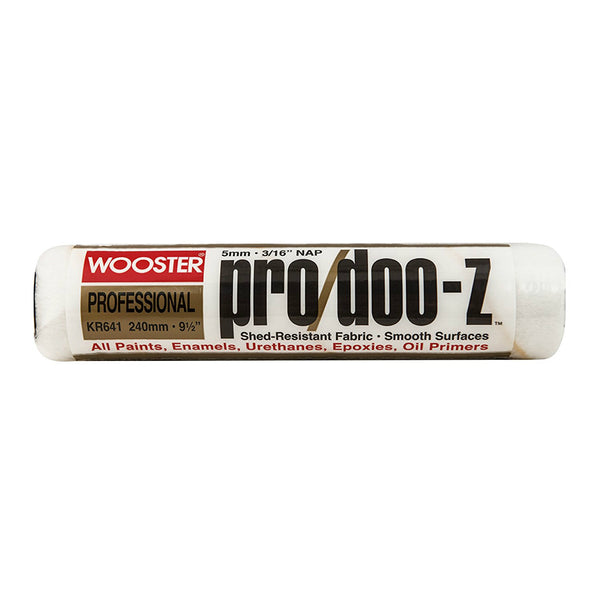 Wooster KR641-9-1/2 PRO/DOO-Z Smooth Paint Roller Cover, 9-1/2", 3/16" NAP