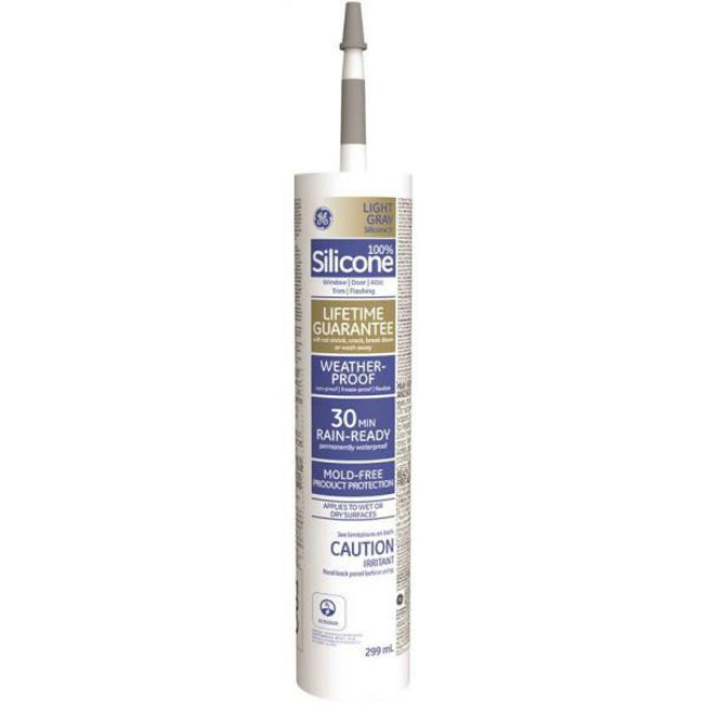 GE® SE2192 Silicone II Kitchen & Bath Caulk, Clear, 10.1 Oz
