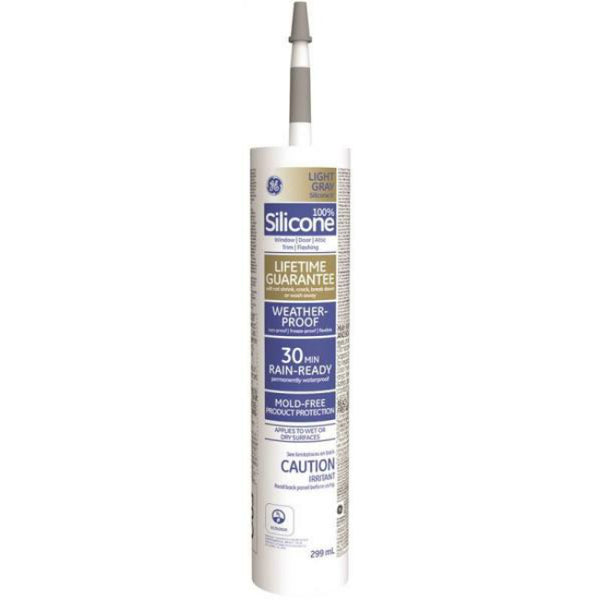 GE® SE2192 Silicone II Kitchen & Bath Caulk, Clear, 10.1 Oz