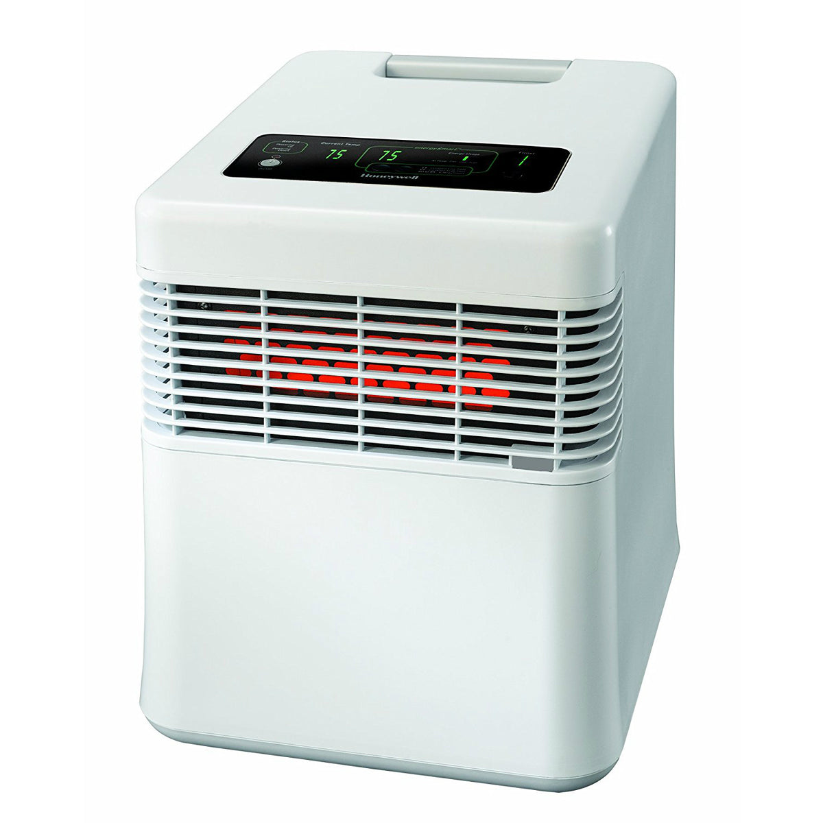 Honeywell HZ-970 EnergySmart Whole Room Infrared Heater, 2 Heat Settings, White
