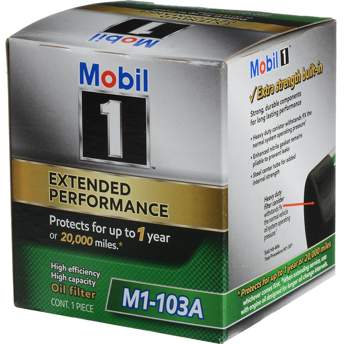 Mobil 1® M1-103A Extended Performance High Efficiency Oil Filter