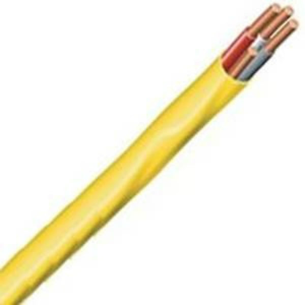 Southwire 12/3NM-WGX100 Romex SIMpull NM-B Sheathed Cable, Yellow, 12 AWG, 100'
