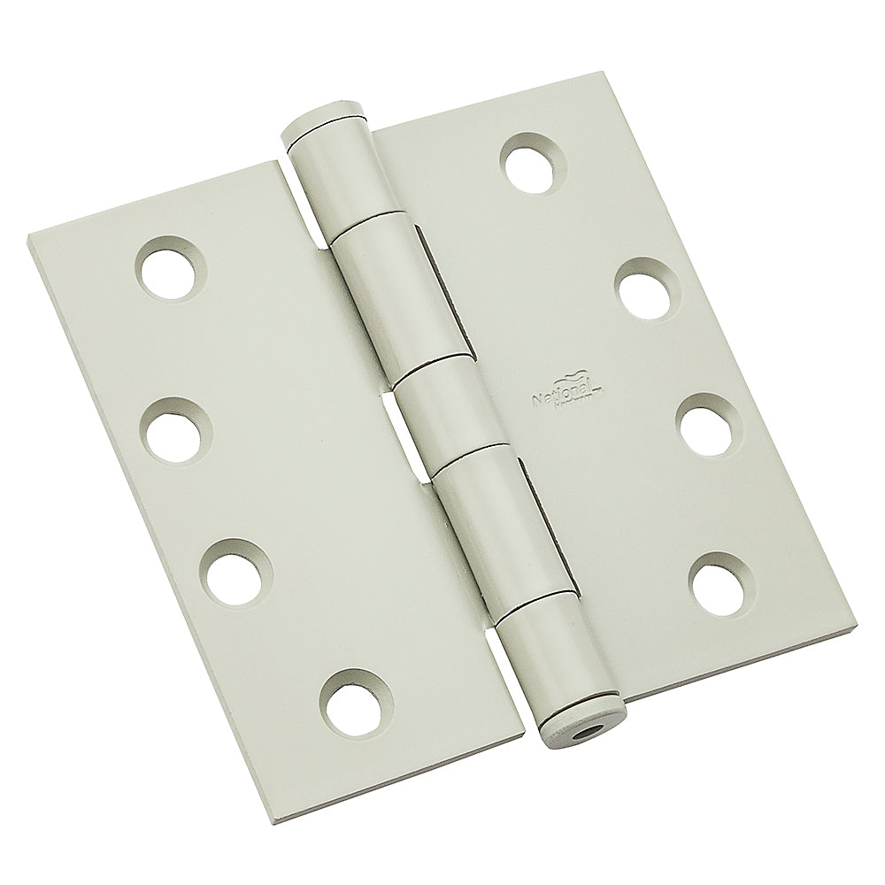 National Hardware N236-124 Standard Weight Template Hinge, Prime Coat White, 4"