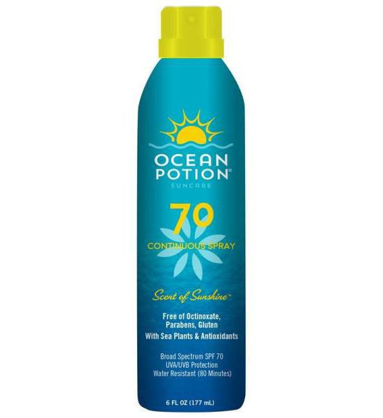 Ocean Potion 11441-400-DM06 Protect & Nourish Continuous Spray, SPF 70, 6 Oz