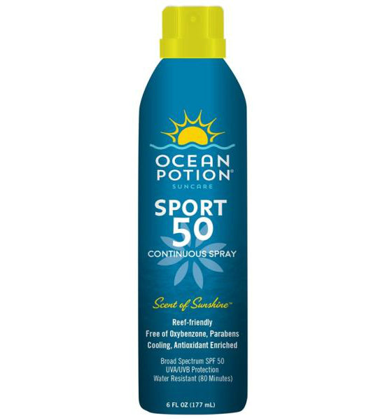 Ocean Potion 11606-600-DM06 Sport Cooling Continuous Spray, SPF 50, 6 Oz