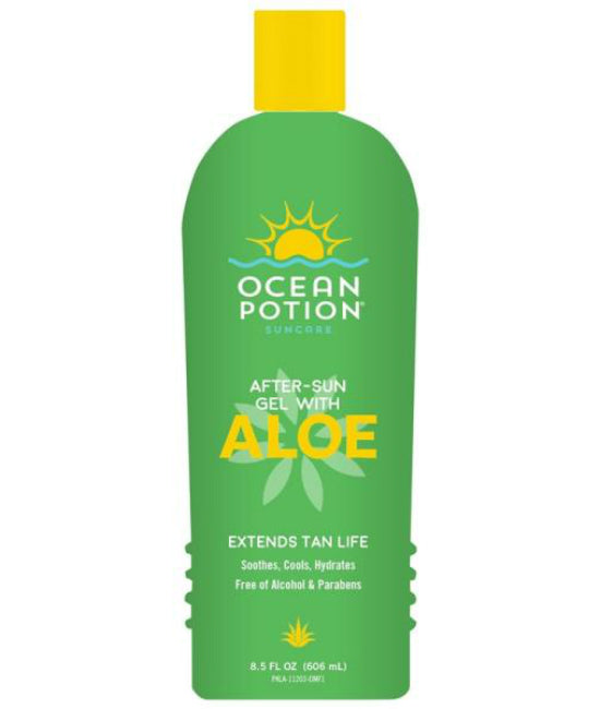 Ocean Potion 11203-200-DM12 After Sun Gel with Aloe, Green, 8.5 Oz