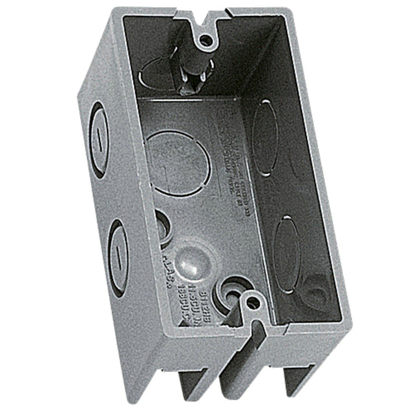 Carlon B112HB Non-Metallic One-Gang Handy Box, Gray, 12 Cu.In.