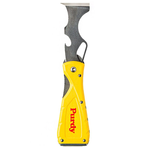 Purdy 140900600 Folding Multi-Tool with Rubberized Grip, 10-In-1
