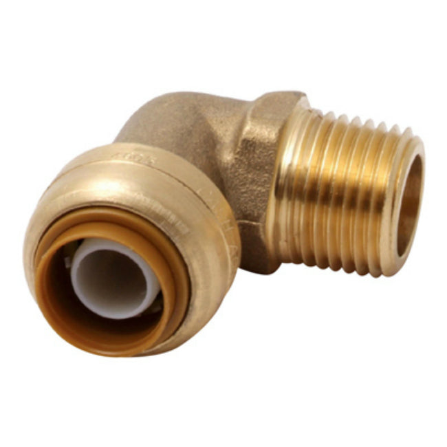SharkBite U286LFA Brass Elbow, 3/4" x 3/4" MNPT