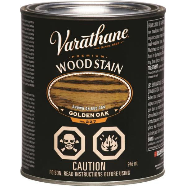 Varathane Y215314 Premium Oil Based Wood Stain, Golden Oak, 946 mL