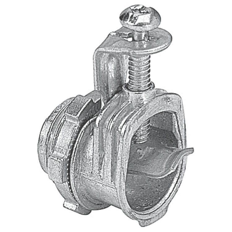 Iberville 70B10 One Screw Cable Connector, Zinc Alloy, 3/8"