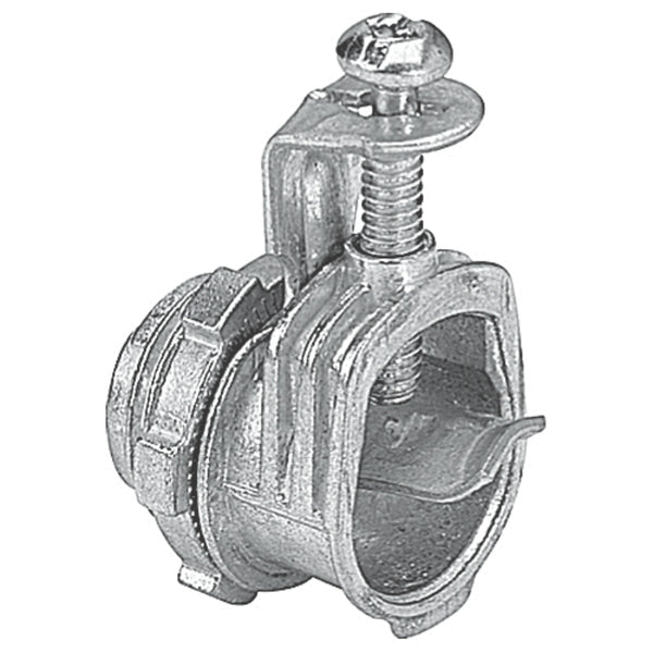 Iberville 70B10 One Screw Cable Connector, Zinc Alloy, 3/8"