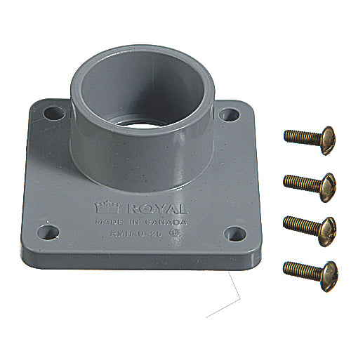 Carlon MHUBA-125 Unthreaded Interchangeable PVC Hub, Gray, 1-1/4"