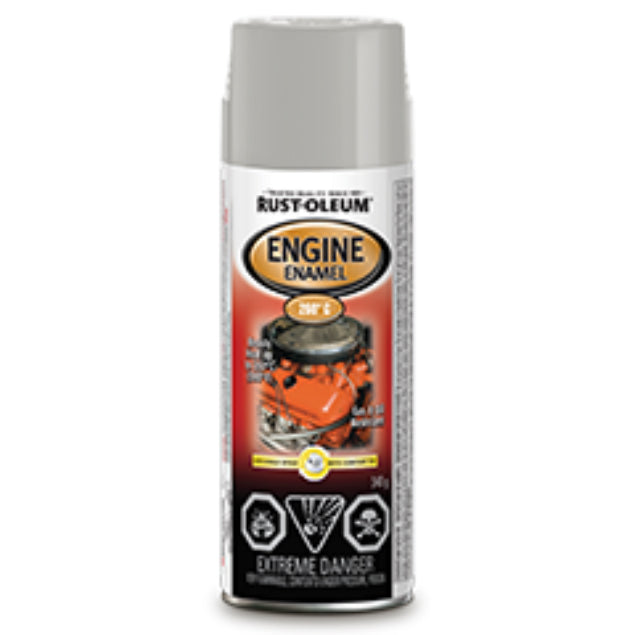 RustOleum 257742 Automotive Engine Enamel Spray, Aluminum, 340 g Aero