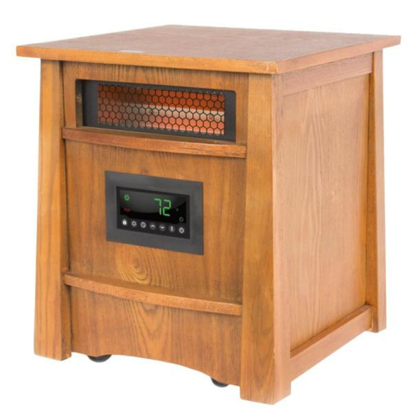 LifeSmart HT1121 Furniture Style 8-Element Infrared Heater with 3-Heat Setting