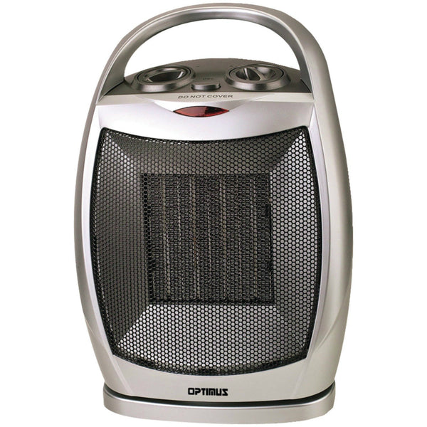 Optimus H-7247 Portable Oscillating Ceramic Heater w/ Thermostat, 750/1500 Watts