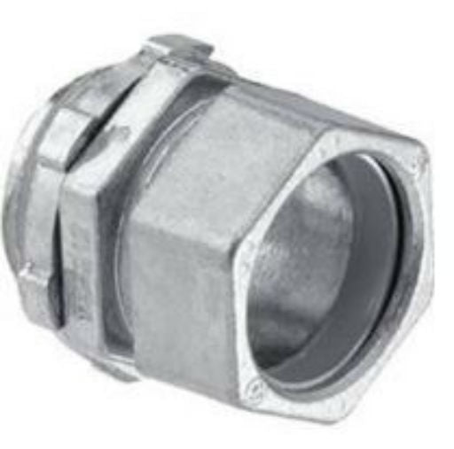 Iberville 5804M4 Metallic Tubing EMT Set Screw Connector, Zinc Alloy, 1/2"