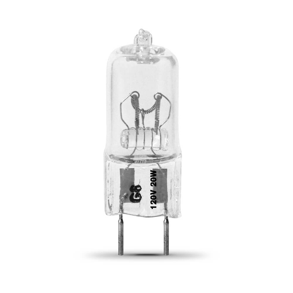 Feit Electric BPXN20/G8/CANADA Xenon Halogen JCD Bulb, 20 Watts, 120V