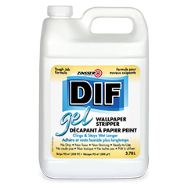 Zinsser Z02441 DIF Gel Ready-to-Use Wallpaper Stripper, 3.7 L