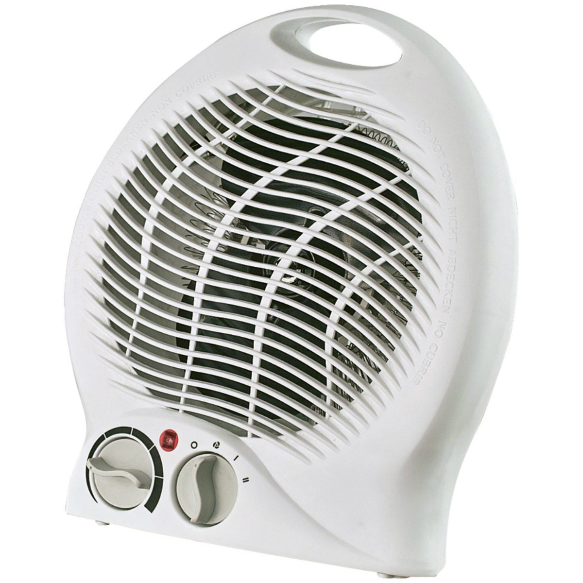 Optimus H-1322 Portable Fan Heater with Thermostat, 2-Heat Settings