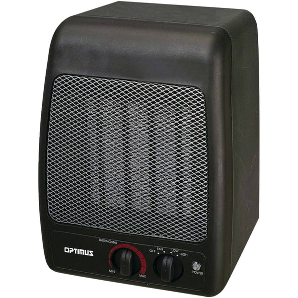 Optimus H-7000SH Portable Ceramic Heater with 2 Heat Settings