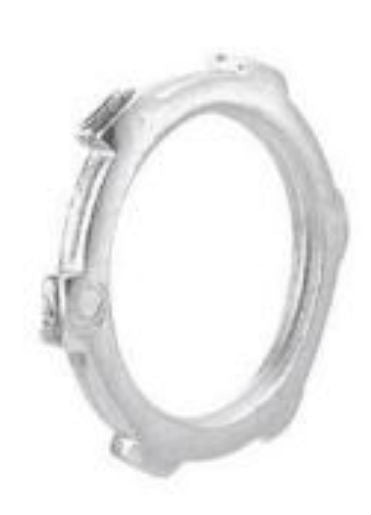 Steel City 1708M5 Steel Locknut for Conduit Fitting, 1"