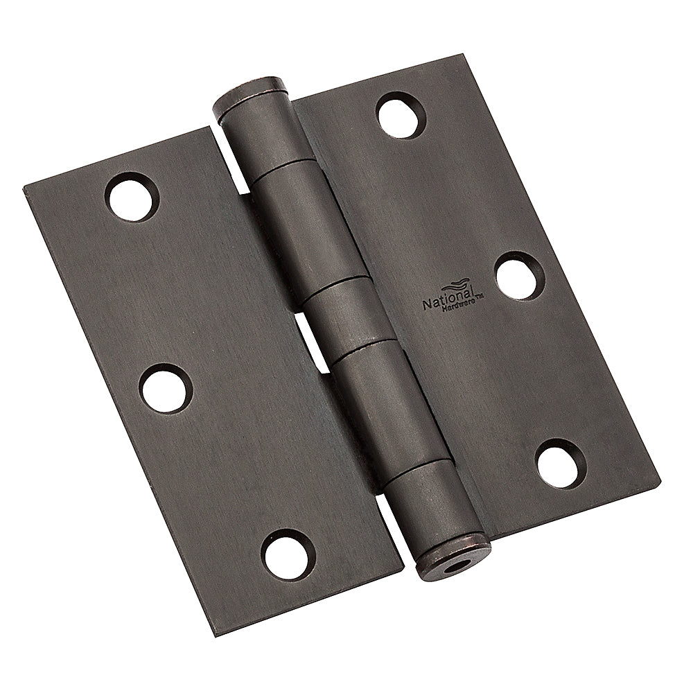 National Hardware N236-112 Standard Weight Template Hinge, Oil Rub-Bronze, 3.5"
