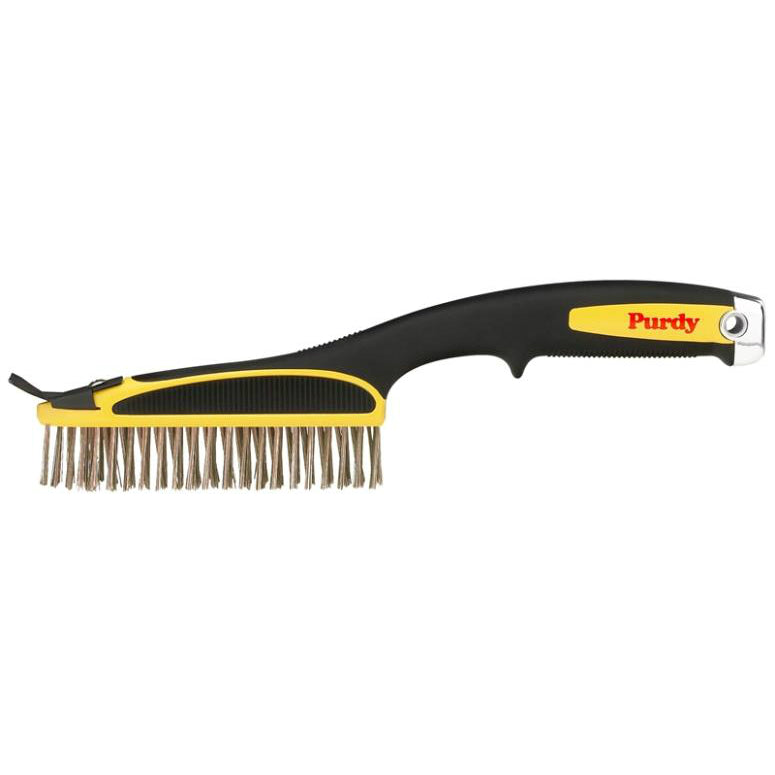 Purdy 140910200 Criss Cross Wire Brush with Cushion Grip, 14"