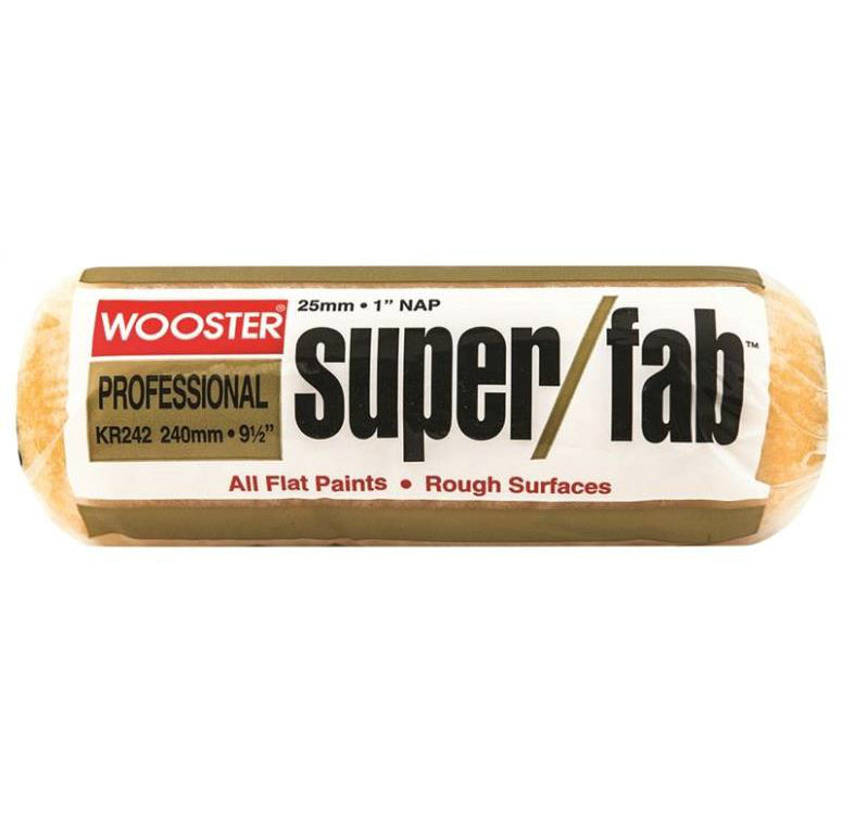 Wooster KR242-9-1/2 Super / FAB PRO Rough Surface Roller Cover, 1" NAP, 9-1/2"