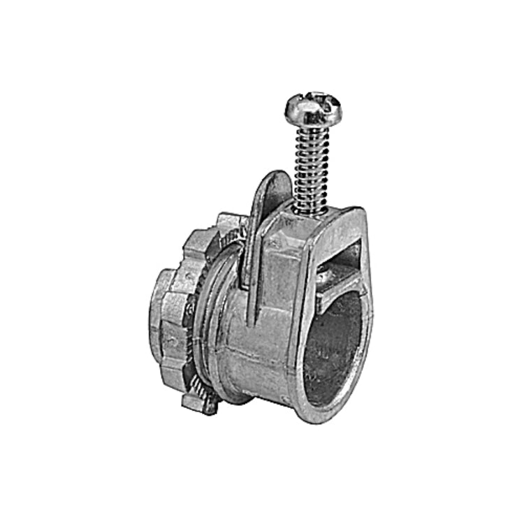 Iberville 71M2 One Screw Clamp Type Connector, Zinc Alloy, 1/2"
